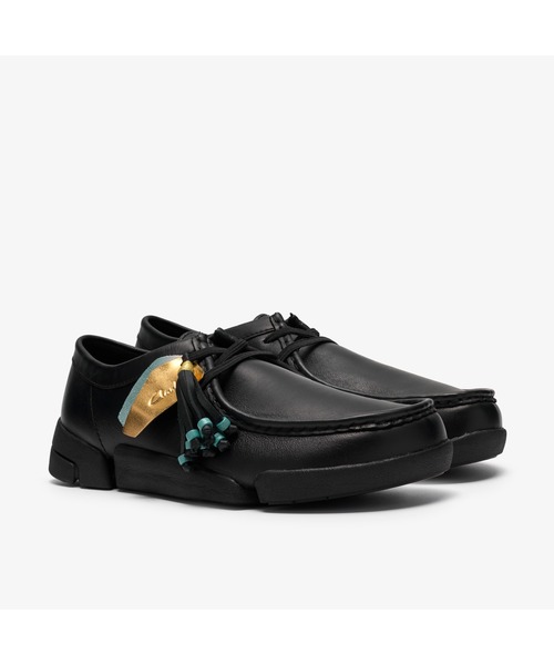 Clarks（クラークス）の「Trigenic2 Lo / トライジェニック2ロー (ブラックレザー)（スニーカー・メンズ・ブラック・UK6.5/UK7/UK7.5/UK8/UK8.5/UK9/UK9.5/UK10.5/UK6）」の4枚目の写真