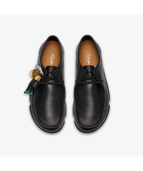 Clarks（クラークス）の「Trigenic2 Lo / トライジェニック2ロー (ブラックレザー)（スニーカー・メンズ・ブラック・UK6.5/UK7/UK7.5/UK8/UK8.5/UK9/UK9.5/UK10.5/UK6）」の6枚目の写真