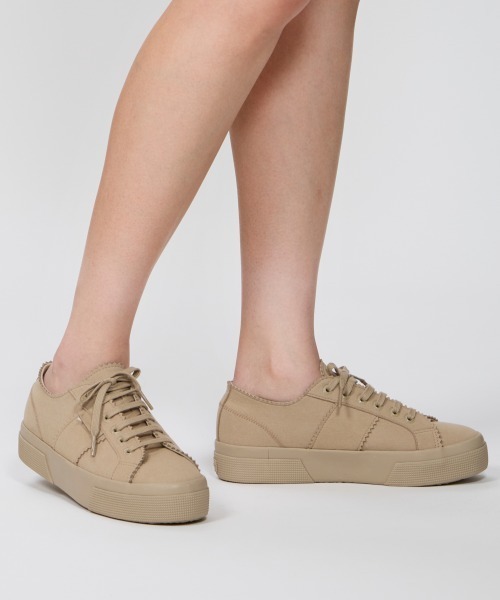 PELLICO(ペリーコ)の「【PELLICO×SUPERGA】 撥水 スウェードスニーカー 3.5cm BEIGE(スニーカー・レディース・ベージュ・35/39/38/37/36)」の7枚目の写真