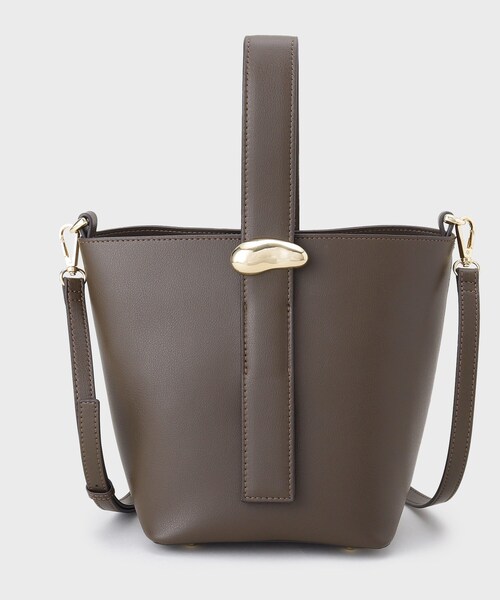 THE SHOP TK （ザ ショップ ティーケー ）の「ワンハンドルバッグ（ショルダーバッグ・レディース・ブラウン系その他/アイボリー・00）」の2枚目の写真