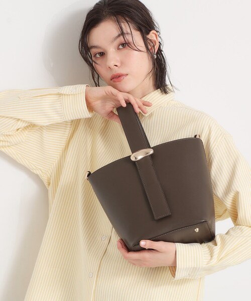 THE SHOP TK （ザ ショップ ティーケー ）の「ワンハンドルバッグ（ショルダーバッグ・レディース・ブラウン系その他/アイボリー・00）」の3枚目の写真