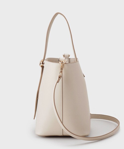 THE SHOP TK （ザ ショップ ティーケー ）の「ワンハンドルバッグ（ショルダーバッグ・レディース・ブラウン系その他/アイボリー・00）」の5枚目の写真