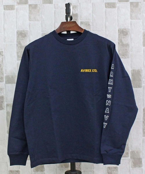 AVIREX(アヴィレックス)の「ARMY VS NAVY GAME DAY L/S T-SHIRT(Tシャツ/カットソー・メンズ・ホワイト/ネイビー/チャコールグレー・XXL/XL/L/M)」の10枚目の写真