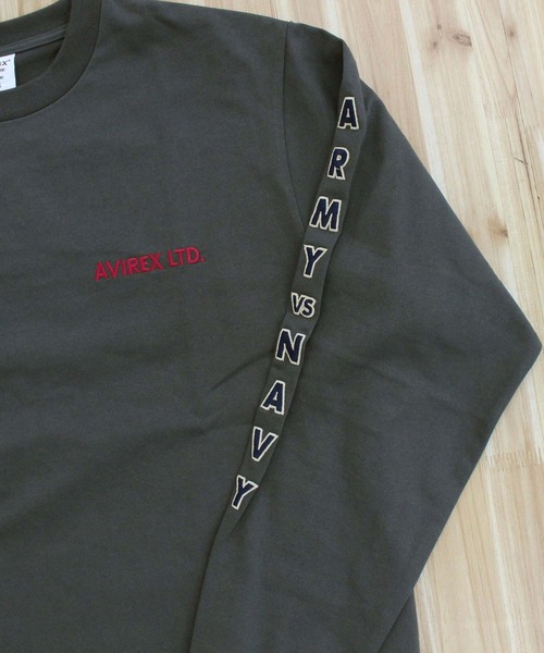 AVIREX(アヴィレックス)の「ARMY VS NAVY GAME DAY L/S T-SHIRT(Tシャツ/カットソー・メンズ・ホワイト/ネイビー/チャコールグレー・XXL/XL/L/M)」の15枚目の写真