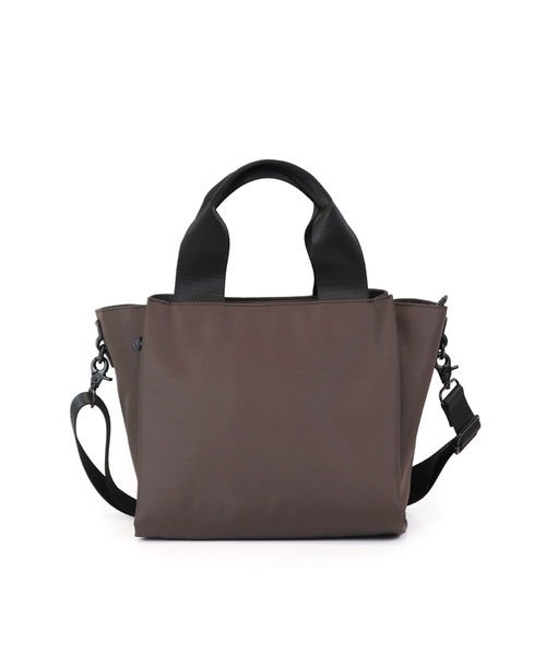 Un coeur(アンクール)の「【Un coeur/アンクール】2WAY SQUARE TOTE / ツーウェイ スクエア トート RUI / K905066(トートバッグ・レディース・ブラック/グレイッシュベージュ/グレー/ブラウン・FREE)」の3枚目の写真