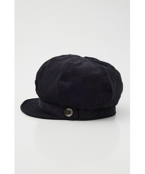 LAGUA GEM（ラグアジェム）の「CORDUROY キャップ（キャスケット・レディース・ベージュ/ライトブラック・FREE）」の4枚目の写真