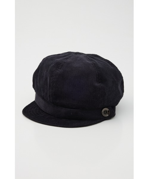 LAGUA GEM（ラグアジェム）の「CORDUROY キャップ（キャスケット・レディース・ベージュ/ライトブラック・FREE）」の3枚目の写真