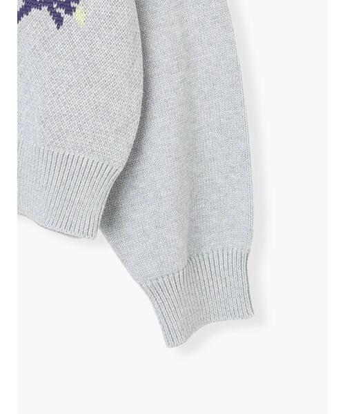 Samansa Mos2（サマンサ モスモス）の「花柄ジャカードカーディガン（カーディガン/ボレロ・レディース・グレー/サックスブルー/ベージュ・F）」の22枚目の写真