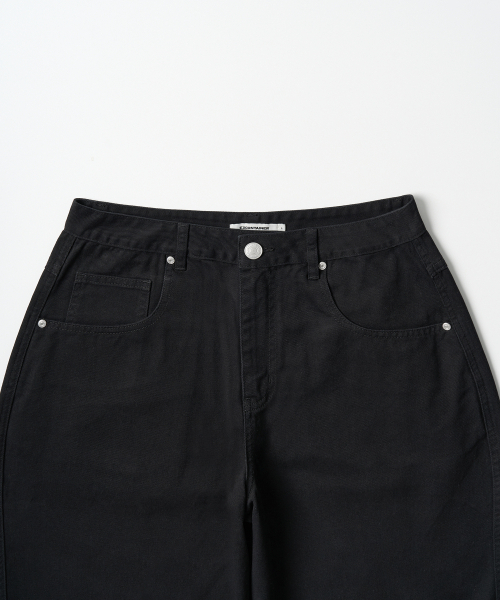 EXCONTAINER(エックスコンテナ)の「ユーティリティダートコットンパンツ(ブラック)(その他パンツ・メンズ・その他・SMALL/MEDIUM/LARGE/X-LARGE)」の3枚目の写真