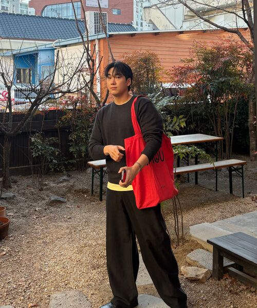 EXCONTAINER(エックスコンテナ)の「ユーティリティダートコットンパンツ(ブラック)(その他パンツ・メンズ・その他・SMALL/MEDIUM/LARGE/X-LARGE)」の9枚目の写真