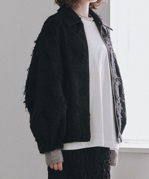 LE CIEL BLEU(ルシェルブルー)の「モックレイヤーLS Tシャツ / Mock-Layer LS T-Shirt(Tシャツ/カットソー・レディース・グレー/ホワイト・36)」の8枚目の写真