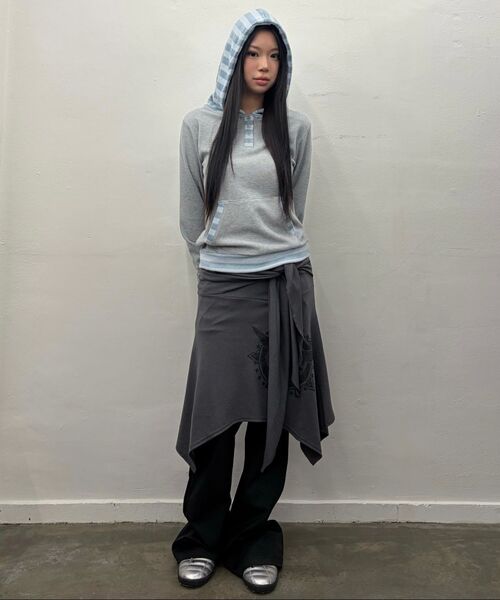 LUVISTRUE(ラヴイズトゥルー)の「EL RIBBON BOOTSCUT PANTS(BLACK)(その他パンツ・レディース・その他・SMALL/MEDIUM)」の7枚目の写真