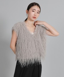 select MOCA Et | 【Et】2WAY feather Short Vest(ベスト)