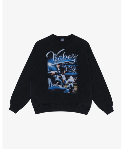 KEBOZ(ケボズ)の「BDM WASHED SWEAT CREWNECK(スウェット・メンズ・ブラック・XL/L/M/S/2XL)」の5枚目の写真