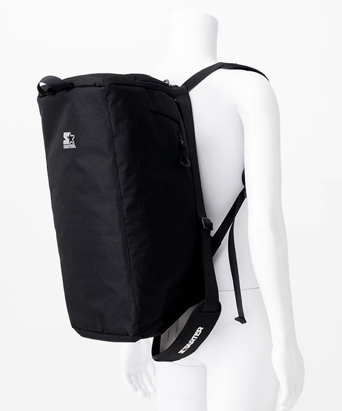 STARTER(スターター)の「【karlas別注】Starter/スターター 3WAY ボストンバッグ 大容量 ショルダー リュック 手持ち(ボストンバッグ・メンズ・ブラック/ブラック×グレー・FREE)」の5枚目の写真