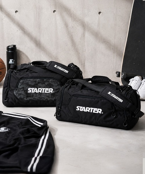 STARTER(スターター)の「【karlas別注】Starter/スターター 3WAY ボストンバッグ 大容量 ショルダー リュック 手持ち(ボストンバッグ・メンズ・ブラック/ブラック×グレー・FREE)」の17枚目の写真