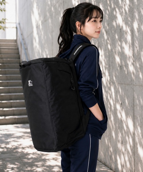 STARTER(スターター)の「【karlas別注】Starter/スターター 3WAY ボストンバッグ 大容量 ショルダー リュック 手持ち(ボストンバッグ・メンズ・ブラック/ブラック×グレー・FREE)」の14枚目の写真
