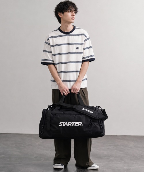 STARTER(スターター)の「【karlas別注】Starter/スターター 3WAY ボストンバッグ 大容量 ショルダー リュック 手持ち(ボストンバッグ・メンズ・ブラック/ブラック×グレー・FREE)」の16枚目の写真