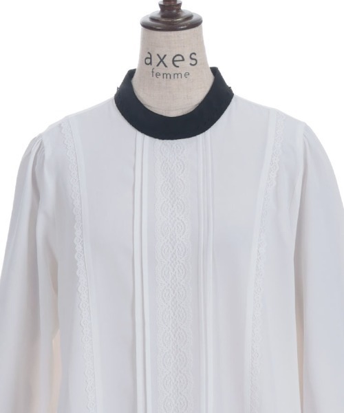 axes femme(アクシーズファム)の「マルチWAYリボンブラウス(シャツ/ブラウス・レディース・ホワイト/ブラック/ミント・FREE)」の14枚目の写真