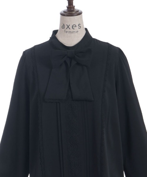 axes femme(アクシーズファム)の「マルチWAYリボンブラウス(シャツ/ブラウス・レディース・ホワイト/ブラック/ミント・FREE)」の7枚目の写真
