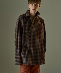 Toironier | Toironier/トワロニエ/CHECK ASYMMETRY SHIRTS(シャツ/ブラウス)
