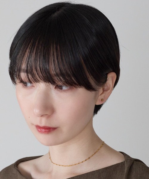 ciite' surgical stainless(シーテサージカルステンレス)の「【金属アレルギー対応】シンプルスクエア ピアス(両耳用) サージカルステンレス(ピアス(両耳用)・レディース・シルバー/ゴールド・S/M/L)」の8枚目の写真