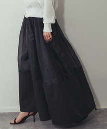 ANOTHER S（アナザーエス）の「オーガンジー/タフタ異素材コクーンスカート（スカート）」