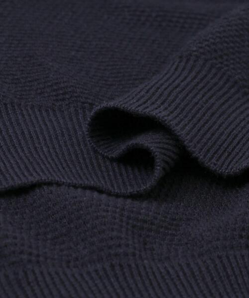 URBAN RESEARCH ROSSO MEN（アーバンリサーチロッソメン）の「『WEB限定』変形カノコ半袖ニットポロ（ポロシャツ・メンズ・ネイビー/ライトグレー/カーキ/ブラック・MEDIUM/LARGE）」の11枚目の写真