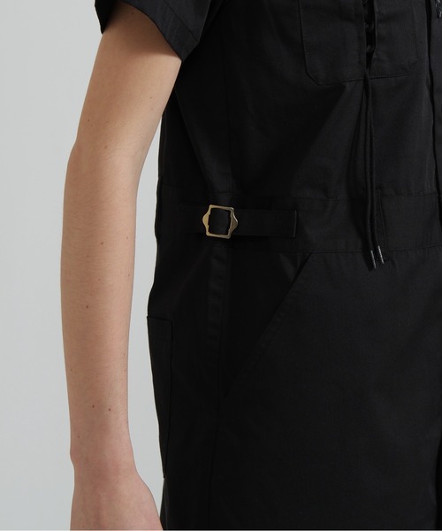 AVIREX（アヴィレックス）の「SHORT-SLEEVE MILITARY MINI SHIRT DRESS（シャツワンピース・レディース・オリーブ/ブラック・S/M）」の12枚目の写真