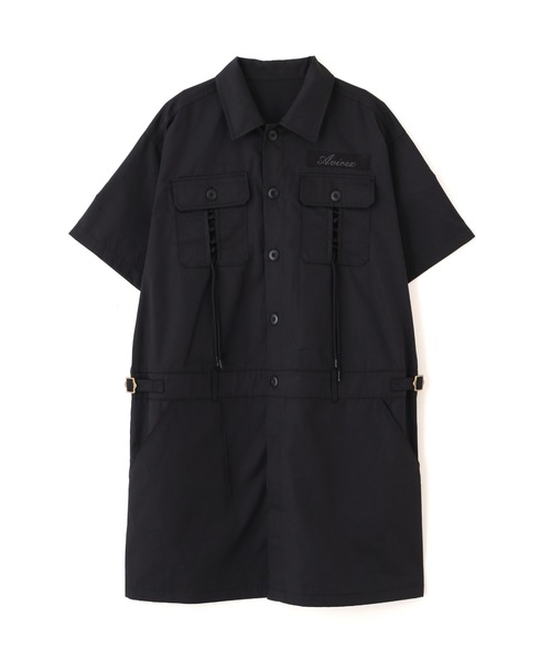 AVIREX（アヴィレックス）の「SHORT-SLEEVE MILITARY MINI SHIRT DRESS（シャツワンピース・レディース・オリーブ/ブラック・S/M）」の16枚目の写真