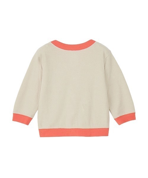 THE NORTH FACE(ザノースフェイス)の「ザ ノース フェイス THE NORTH FACE B Latch Pile Cardigan ラッチパイルカーディガン(ベビー)(カーディガン/ボレロ・キッズ・アイボリー/グリーン/ブルー・80cm/90cm)」の4枚目の写真