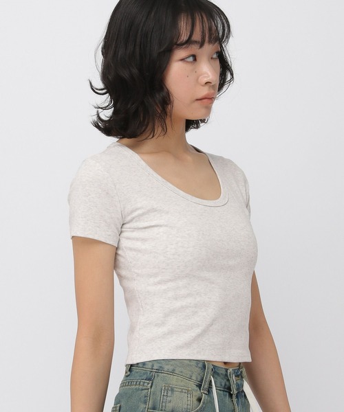 3.3 Field Trip （3.3フィールドトリップ）の「3.3 Field Trip／バックレースデザインT（Tシャツ/カットソー・レディース・ブラック/ワイン/グレー・FREE）」の15枚目の写真