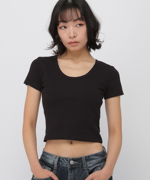 3.3 Field Trip （3.3フィールドトリップ）の「3.3 Field Trip／バックレースデザインT（Tシャツ/カットソー・レディース・ブラック/ワイン/グレー・FREE）」の20枚目の写真