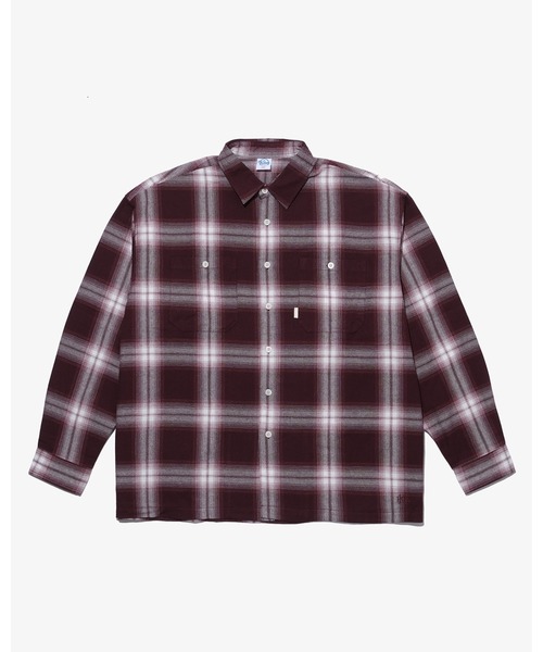 KEBOZ（ケボズ）の「OMBRE CHECK SHIRT（シャツ/ブラウス・メンズ・バーガンディー・XL/L/M）」の10枚目の写真
