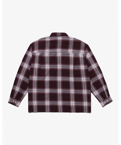 KEBOZ（ケボズ）の「OMBRE CHECK SHIRT（シャツ/ブラウス・メンズ・バーガンディー・XL/L/M）」の12枚目の写真