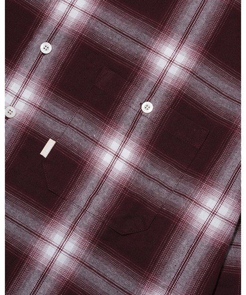 KEBOZ（ケボズ）の「OMBRE CHECK SHIRT（シャツ/ブラウス・メンズ・バーガンディー・XL/L/M）」の11枚目の写真