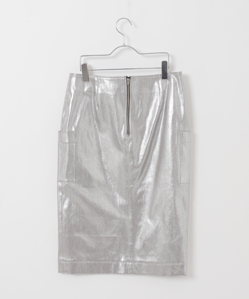CALMER（カルメール）の「Shiny Brighton Skirt（スカート・レディース・シルバー・1/2）」の13枚目の写真