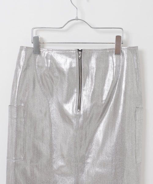 CALMER（カルメール）の「Shiny Brighton Skirt（スカート・レディース・シルバー・1/2）」の14枚目の写真