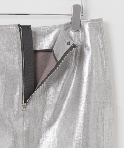 CALMER（カルメール）の「Shiny Brighton Skirt（スカート・レディース・シルバー・1/2）」の15枚目の写真