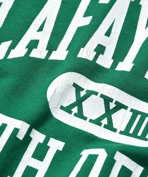 LFYT(エルエフワイティー)の「LFYT ラファイエット - ATHLETICS CREW SWEAT クルーネックスウェット LS260701(スウェット・メンズ・ネイビー/グリーン/ヘザーグレー・MEDIUM/X-LARGE/LARGE/SMALL/XX-LARGE)」の10枚目の写真
