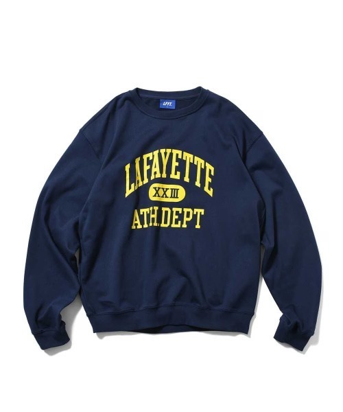 LFYT(エルエフワイティー)の「LFYT ラファイエット - ATHLETICS CREW SWEAT クルーネックスウェット LS260701(スウェット・メンズ・ネイビー/グリーン/ヘザーグレー・MEDIUM/X-LARGE/LARGE/SMALL/XX-LARGE)」の20枚目の写真