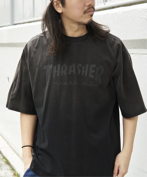 THRASHER(スラッシャー)の「THRASHER スラッシャー ヴィンテージダメージTシャツ(Tシャツ/カットソー・メンズ・ブラウン/ネイビー/ピンク/ブラック・LL/L/M)」の9枚目の写真