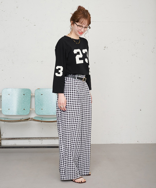 B.C STOCK（ベーセーストック）の「【ZOZO限定】ウォッシャブル / ワイドスラックス（スラックス・レディース・ブラック・FREE）」の7枚目の写真