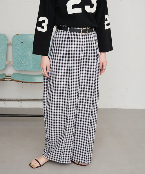 B.C STOCK（ベーセーストック）の「【ZOZO限定】ウォッシャブル / ワイドスラックス（スラックス・レディース・ブラック・FREE）」の9枚目の写真