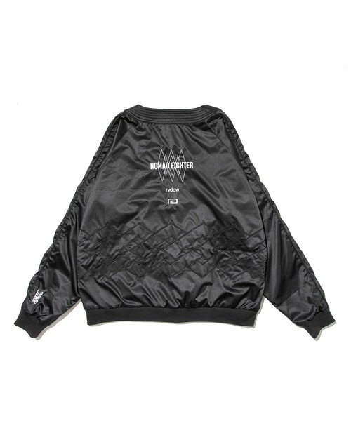 reversal.dogi.design.works(リバーサル・ドーギ・デザイン・ワークス)の「<reversal/リバーサル>NOMAD FIGHTER SKA JACKET(スカジャン・メンズ・ブラック/ピンク・MEDIUM/LARGE/X-LARGE)」の4枚目の写真