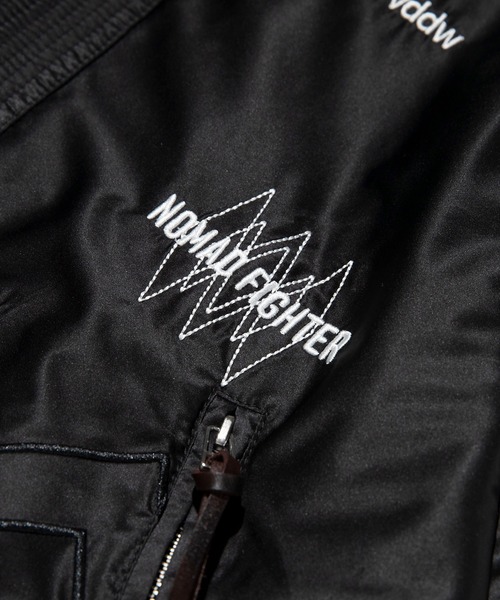 reversal.dogi.design.works(リバーサル・ドーギ・デザイン・ワークス)の「<reversal/リバーサル>NOMAD FIGHTER SKA JACKET(スカジャン・メンズ・ブラック/ピンク・MEDIUM/LARGE/X-LARGE)」の7枚目の写真