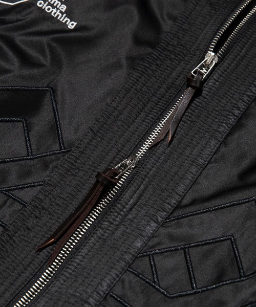 reversal.dogi.design.works(リバーサル・ドーギ・デザイン・ワークス)の「<reversal/リバーサル>NOMAD FIGHTER SKA JACKET(スカジャン・メンズ・ブラック/ピンク・MEDIUM/LARGE/X-LARGE)」の10枚目の写真