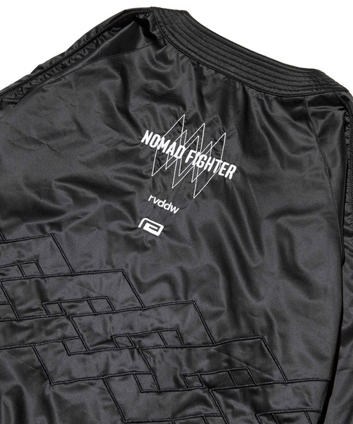 reversal.dogi.design.works(リバーサル・ドーギ・デザイン・ワークス)の「<reversal/リバーサル>NOMAD FIGHTER SKA JACKET(スカジャン・メンズ・ブラック/ピンク・MEDIUM/LARGE/X-LARGE)」の12枚目の写真