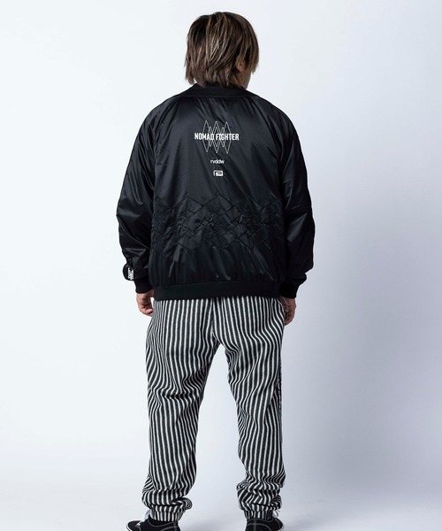 reversal.dogi.design.works(リバーサル・ドーギ・デザイン・ワークス)の「<reversal/リバーサル>NOMAD FIGHTER SKA JACKET(スカジャン・メンズ・ブラック/ピンク・MEDIUM/LARGE/X-LARGE)」の19枚目の写真