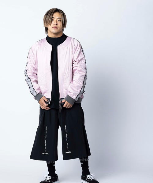 reversal.dogi.design.works(リバーサル・ドーギ・デザイン・ワークス)の「<reversal/リバーサル>NOMAD FIGHTER SKA JACKET(スカジャン・メンズ・ブラック/ピンク・MEDIUM/LARGE/X-LARGE)」の20枚目の写真